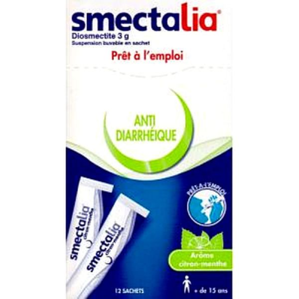 Smectalia 3G Citron Menthe Bt12 Sticks