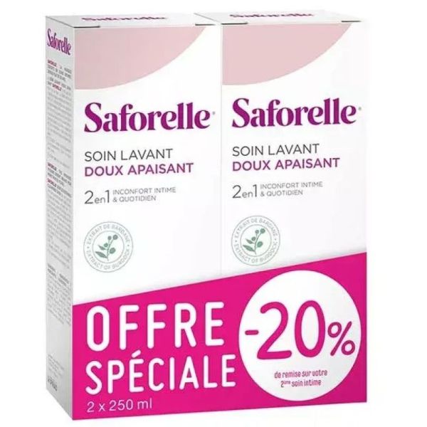 Soin lavant intime & corporel bardane 2x250ml