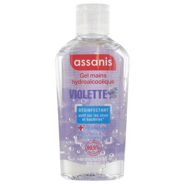 Gel Hydroalcoolique Violette - 80 ml