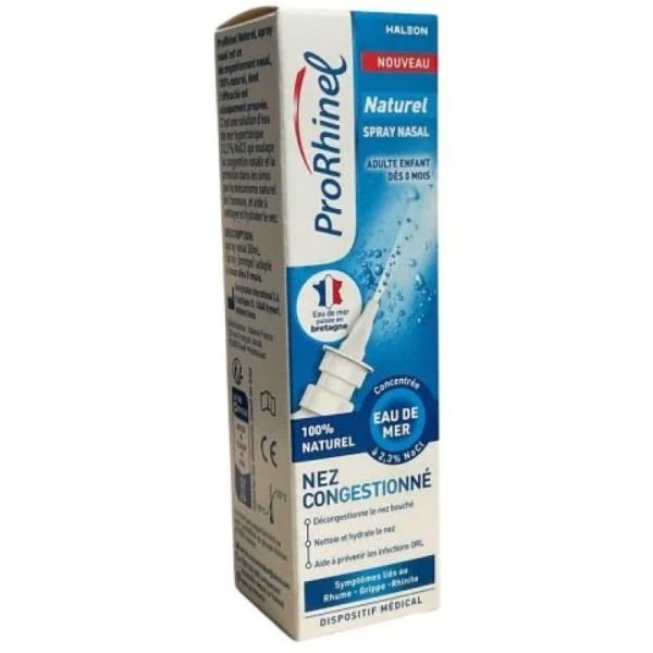 Spray nasal naturel nez congestionné 30ml