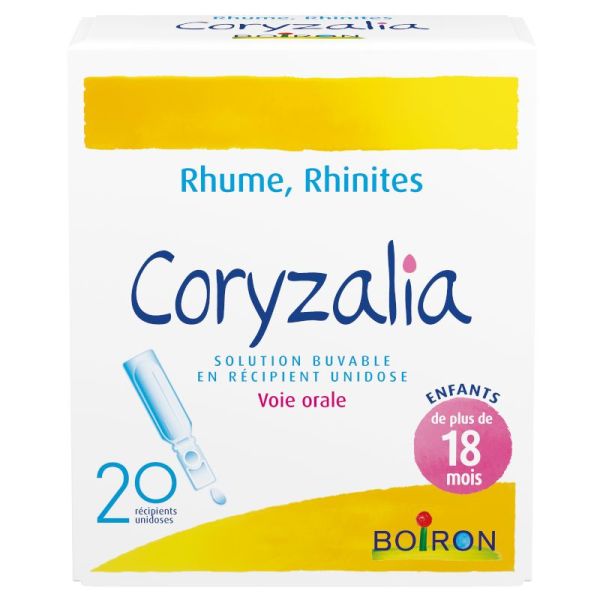 Coryzalia solution buvable 20 unidoses