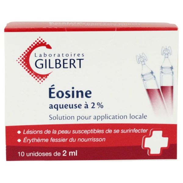 Eosine Solution Aqueuse 2% Unidoses x 10