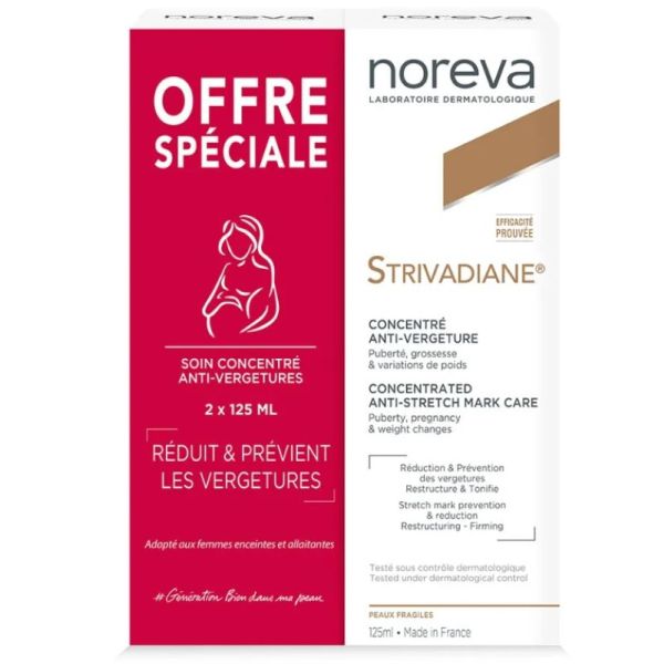 Strivadiane Concentré Anti-Vergeture 2x 125ml