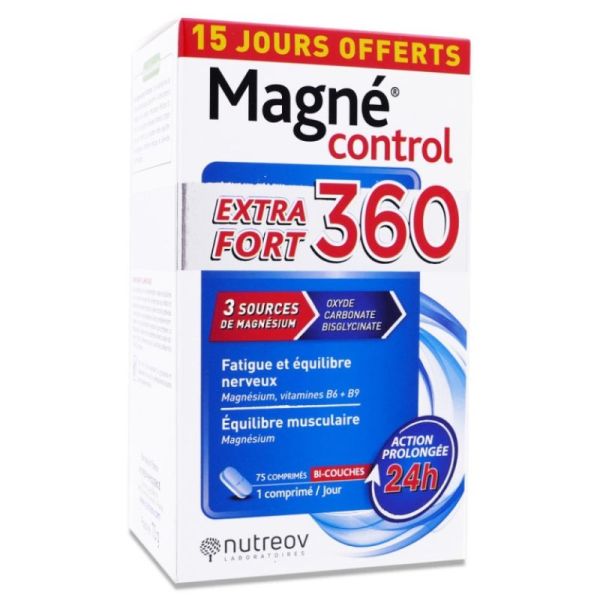 Magne Control 360 - 60 comprimés + 15 offerts