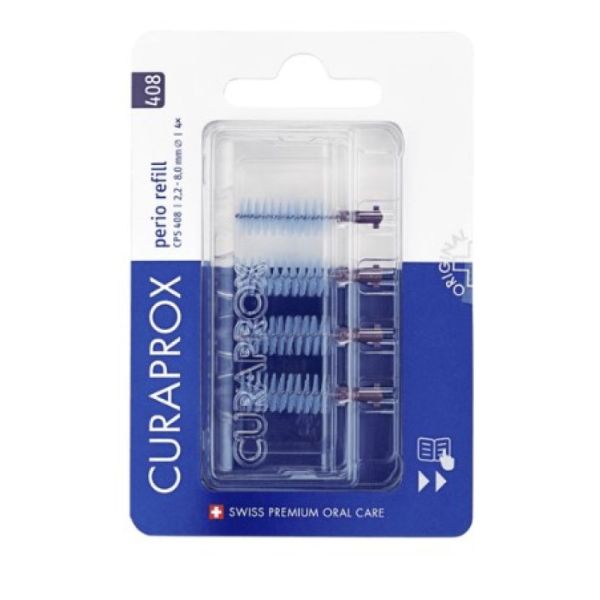 Recharges brossettes interdentaires CPS 408 4 unités