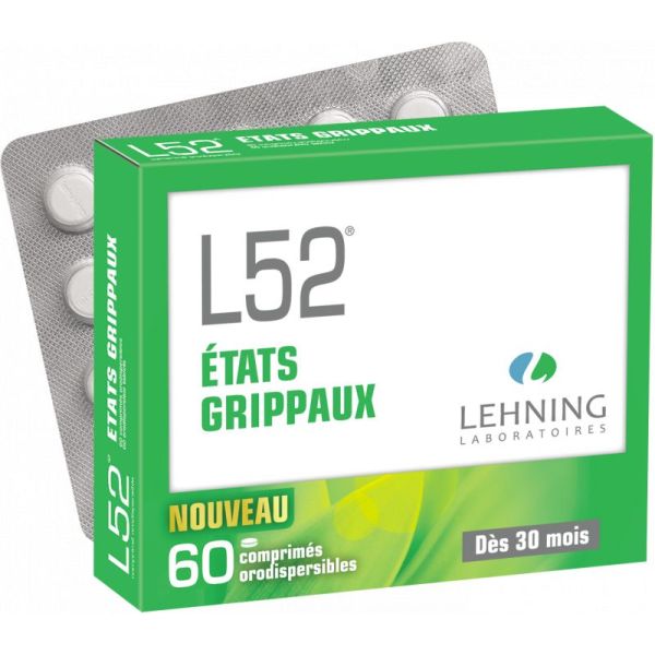 L52 Etats Grippaux - 60 comprimés