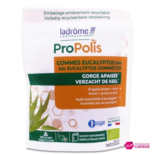 Propolis Gommes Eucalyptus bio 45 g