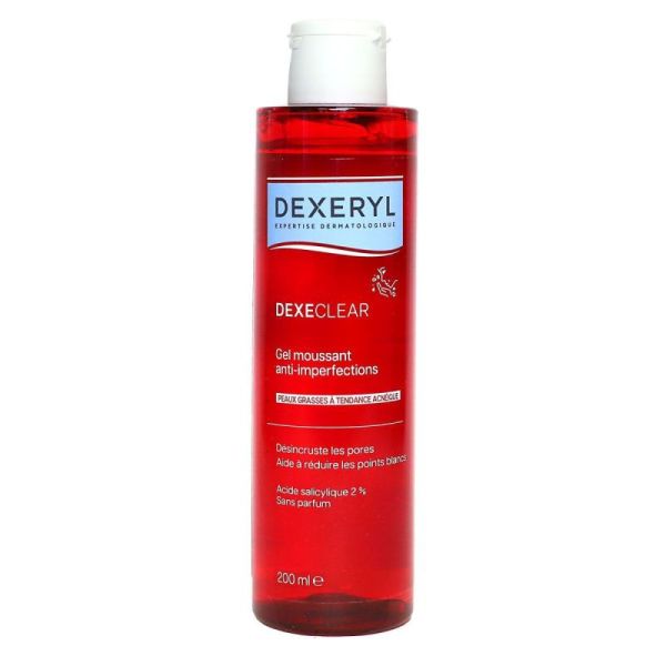 Dexeclear Gel moussant anti-imperfections peau grasse 200ml