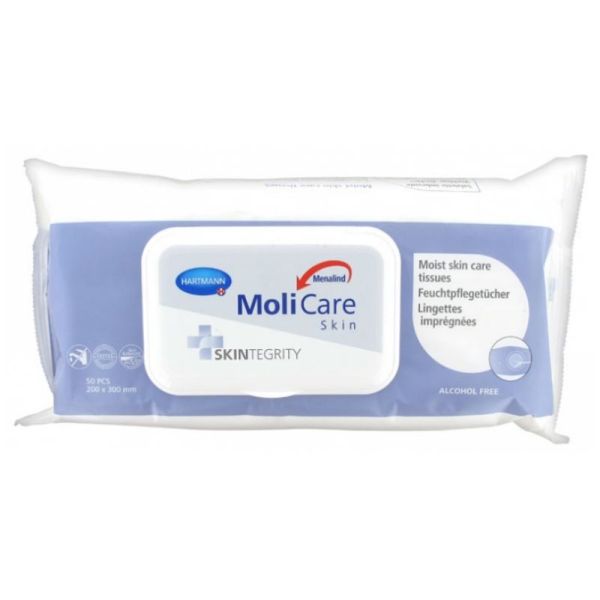 MoliCare Skin - Skintegrity - Lingettes Imprégnées - x50