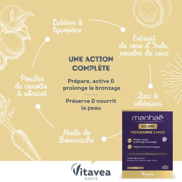 Manhaé Solaire 60 Gélules