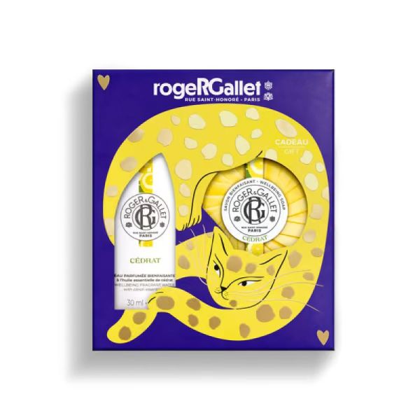 Coffret Noël Cédrat Eau Parfumée 30 ml + Savon 100 g