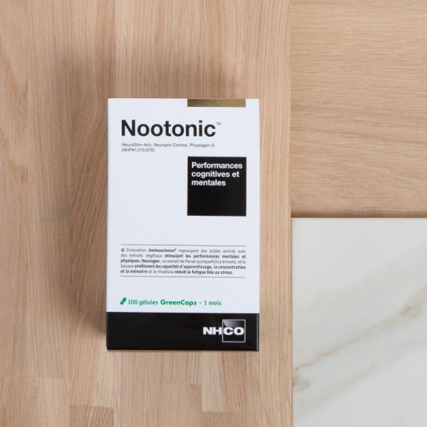 Nootonic - Performances cognitives et mentales - 100 gélules