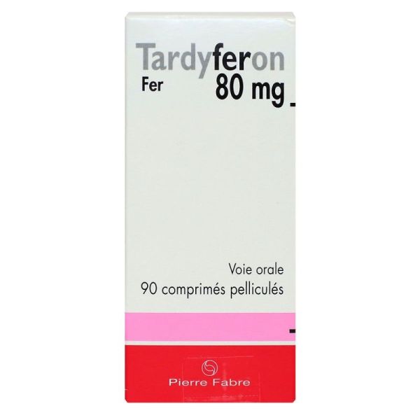 Tardyferon 80 mg 90 comprimés