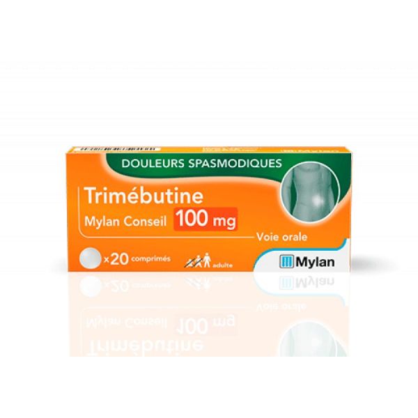 Trimébutine 100mg 20 comprimés