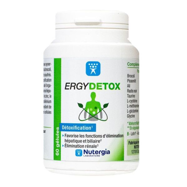 Ergydetox 60 gélules