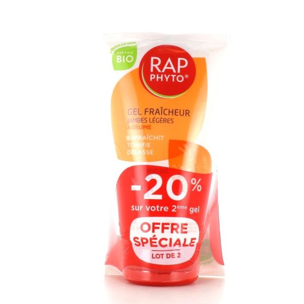 Rap Phyto - Gel Fraîcheur Agrume - 2x150ml