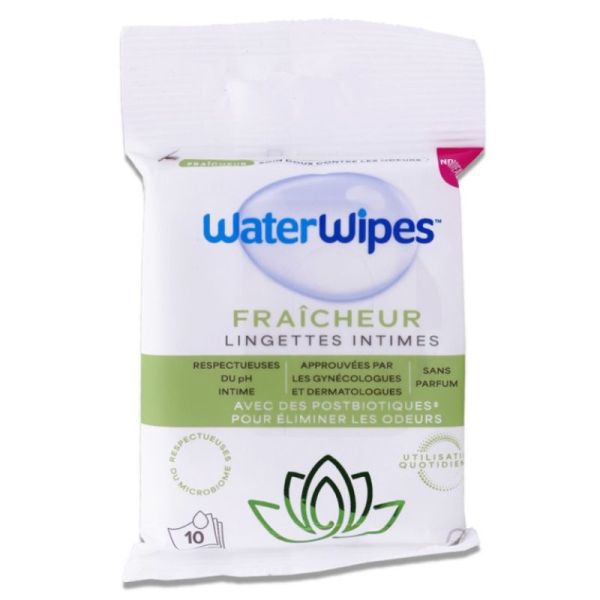 Lingettes intimes Fraîcheur - x10