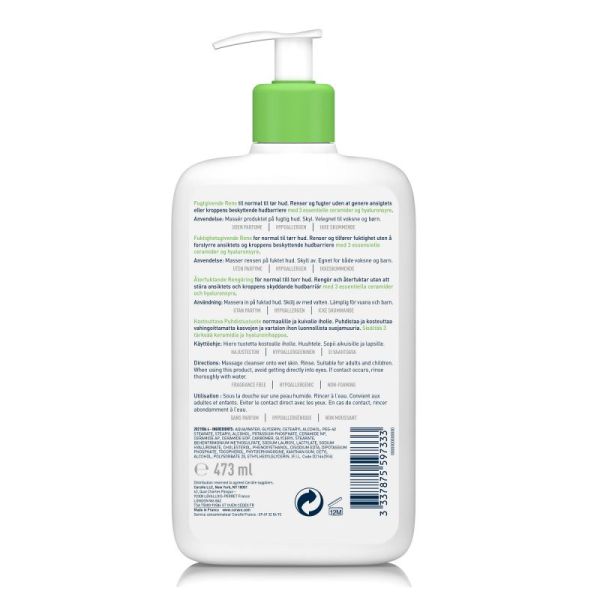 Crème Lavante Hydratante - 473 ml