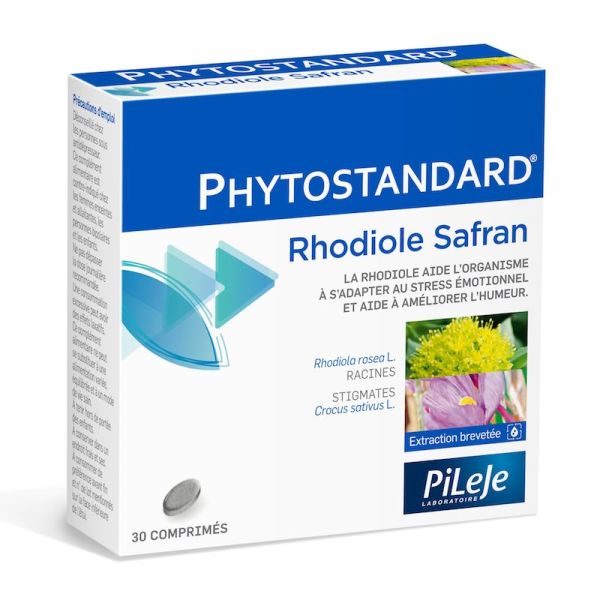 Phytostandard Rhodiole & Safran 30 comprimés