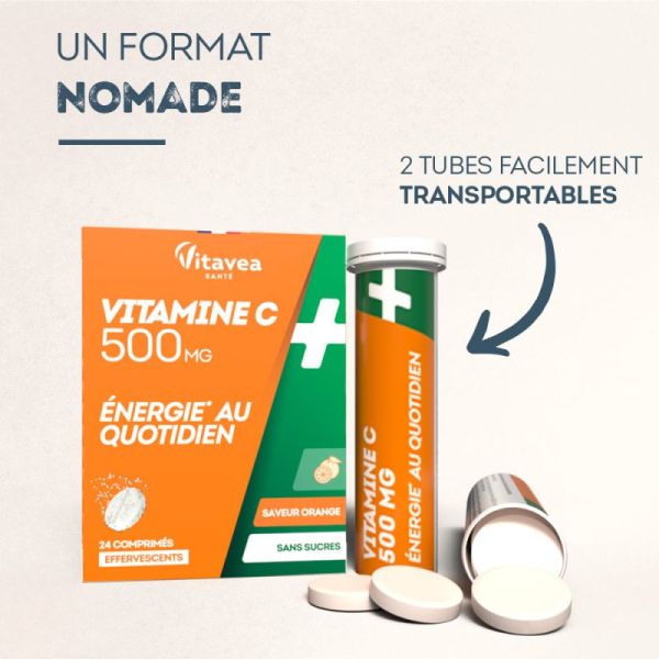 Vitamine C 500mg énergie au quotidien 24 comprimés