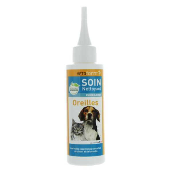 Vetoform Soin Nettoyant Oreilles Chien Chat 100ml