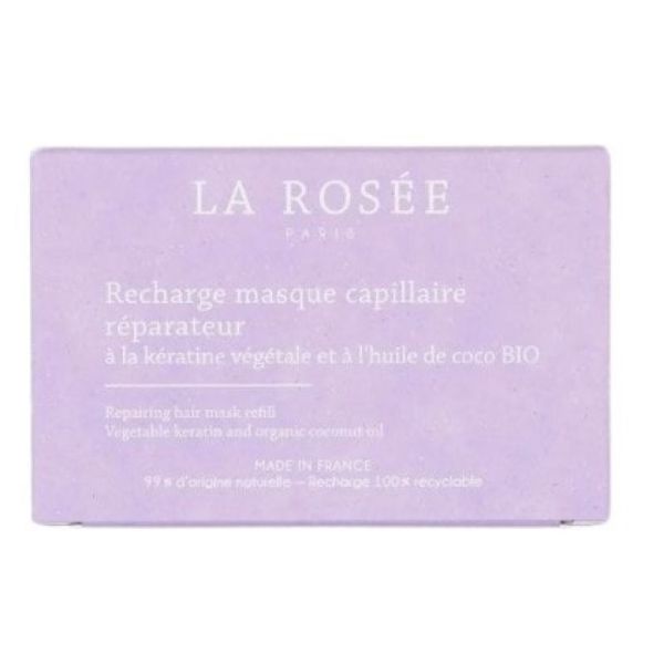 Recharge Masque Capillaire Réparateur à la kératine végétale et à l’huile de coco Bio 200g