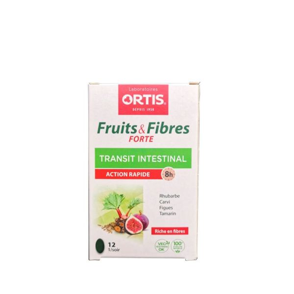Fruits & Fibres Forte Transit Intestinal 12 Comprimés