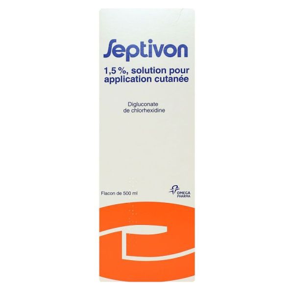 Septivon 1,5% solution application cutanée 500ml
