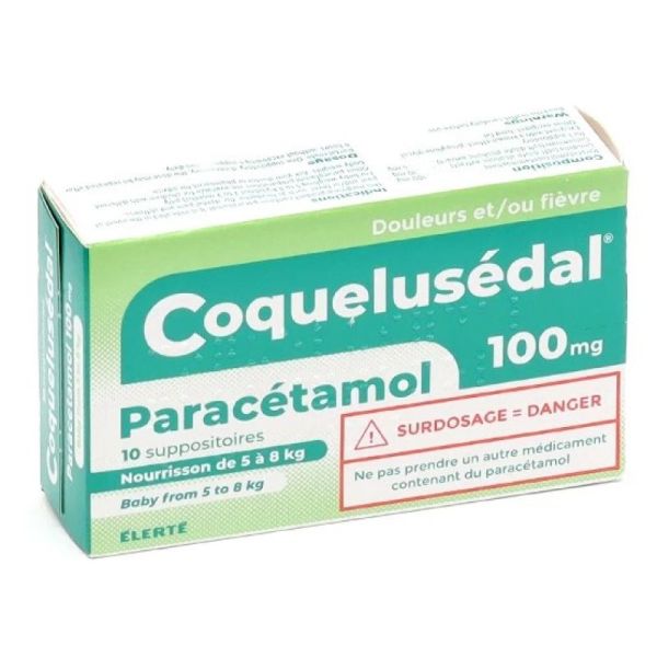 Coquelusedal Paracétamol 100 mg suppositoires