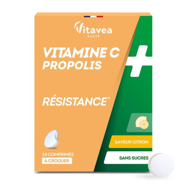 Vitamine C & propolis résistance Nutrisanté x 24 comprimés