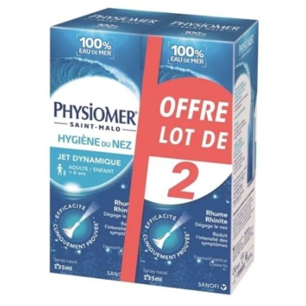 Physiomer Spray Hygiène du Nez 2x125ml