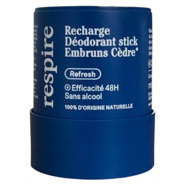 Déodorant Stick Embruns Cèdre Recharge 50 g