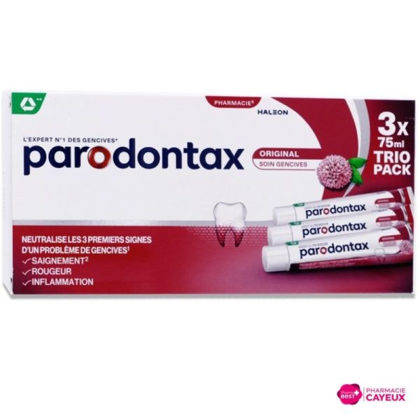 Dentifrice Original soin des gencives 3x75ml
