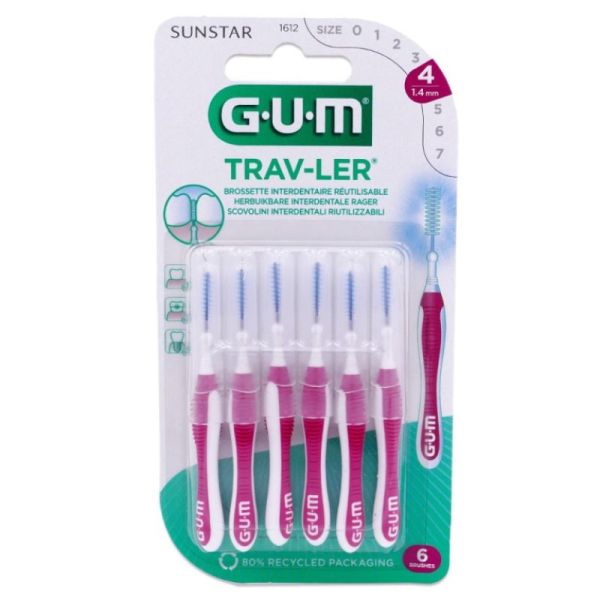 Trav-Ler Brossettes interdentaires 1,6 mm - x6