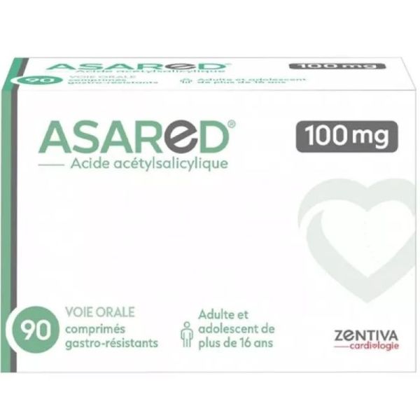 Asared 100 mg 90 comprimés gastrorésistants