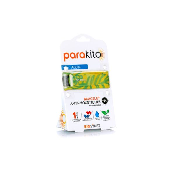 Bracelet anti-moustiques Tropical jaune