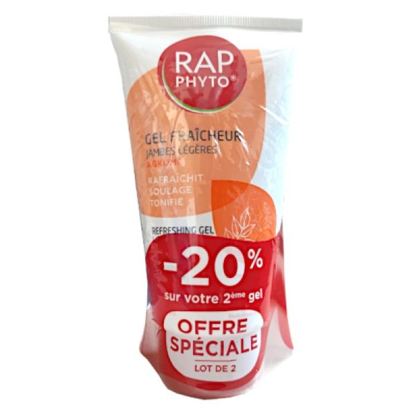 Rap Phyto Gel Jambes Agrumes 2x150ml