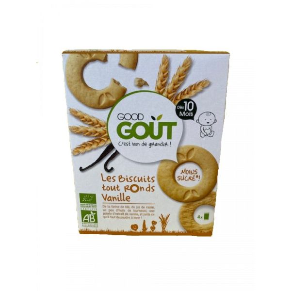 Good Gout Biscuits Tout Ronds Vanille 80g