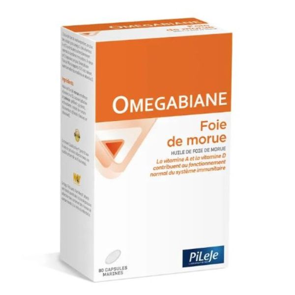 Omegabiane Foie de Morue 80 capsules marines