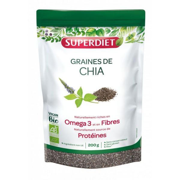 Superfood Graines Chia Bio 200g