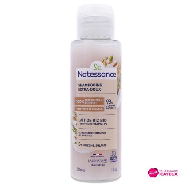 Shampooing extra-doux au Lait de riz 100 ml