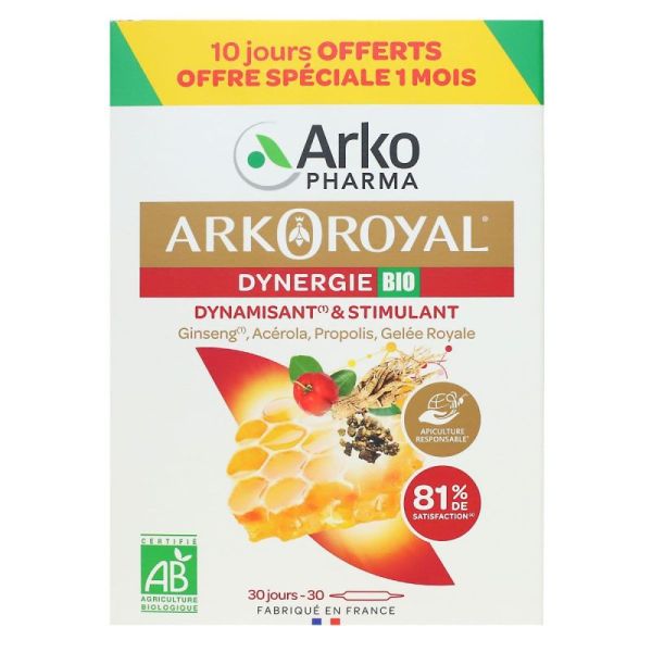 Arko Royal Dynergie Bio 30 Ampoules