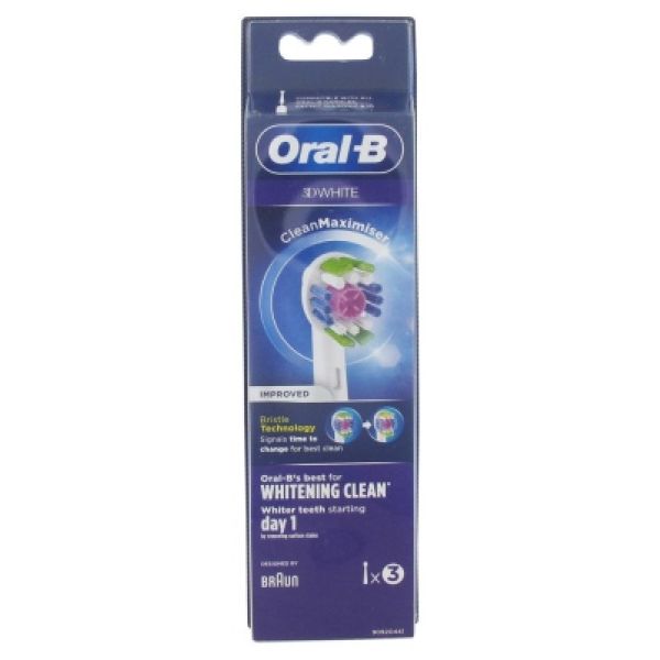 3D White - CleanMaximiser - x3 brossettes de rechange