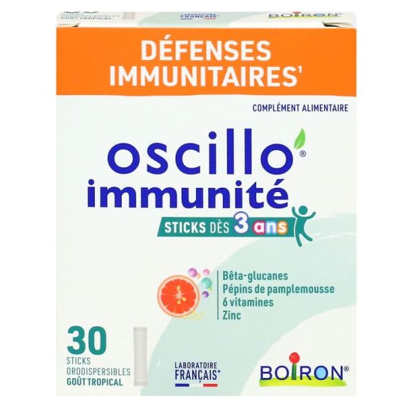 Oscillo'Immunité Enfants 30 sticks orodispersibles