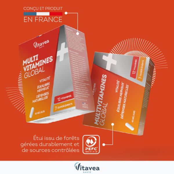 Multi vitamines global - 45 gélules