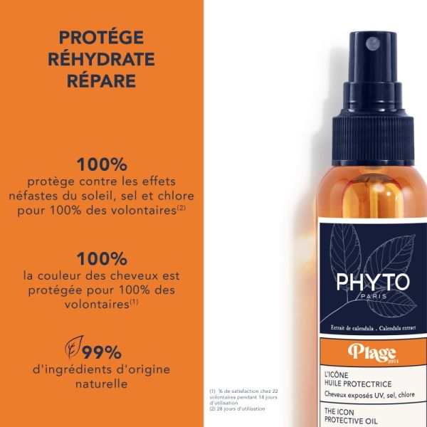 L'icône Huile Protectrice Cheveux exposés UV Sel et Chlore 100ml