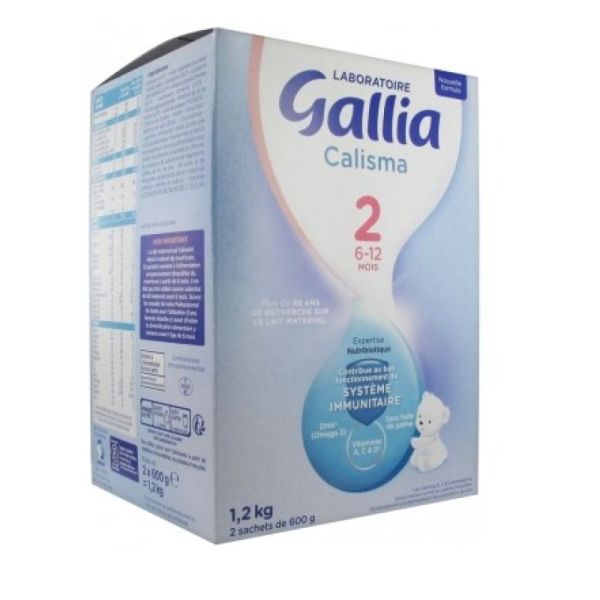 Lait Bébé 2ème âge Calisma 2, 6 à 12 mois, 1,2kg