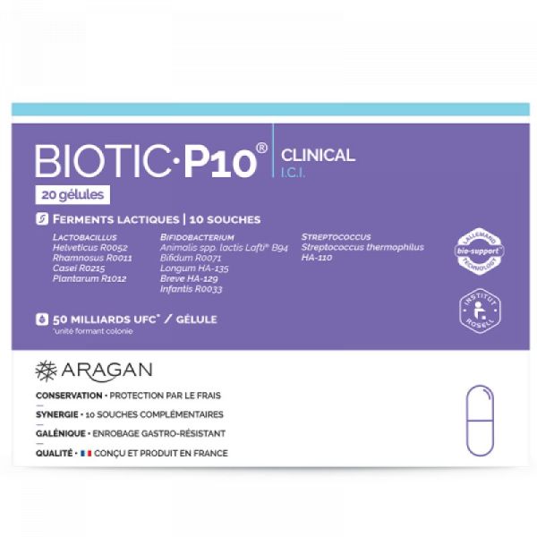 Biotic P10 Clinical I.C.I - 20 gélules