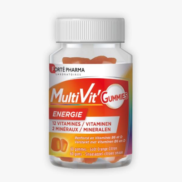 MultiVit Gummies énergie 60 gommes