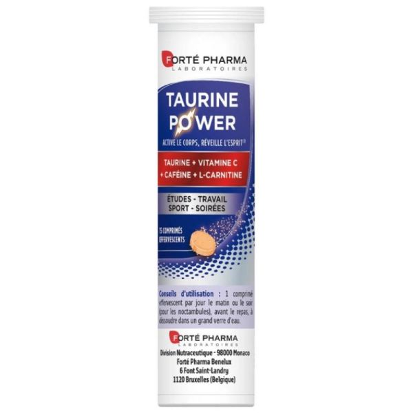 Taurine - 15 comprimés effervescents